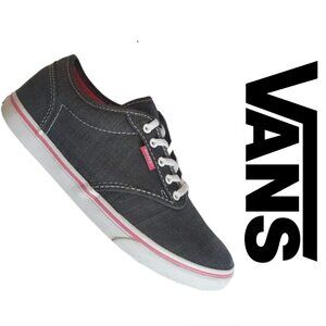 Vans | Pink and Grey Women’s Atwood Low shoes | Size 7